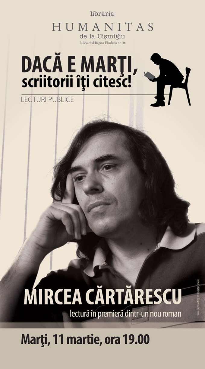 Mircea Cartarescu Rem Lectura in premiera dintr-un nou roman Mircea Cartarescu